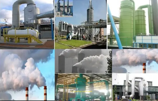 Hệ thống xử lý khí thải hiện đại được lắp đặt tại nhà máy giúp giảm ô nhiễm không khí.