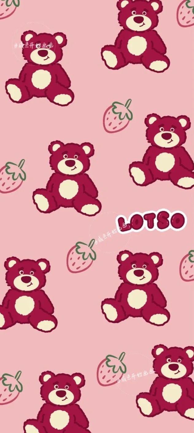 364+ Hình Nền Gấu Dâu Cute Đáng Yêu Cho Điện Thoại