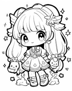 623+ Hình Tô Màu Anime Sinh Động Và Dễ Thương