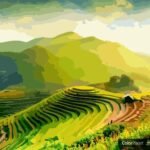 280+ Tranh phong cảnh vùng cao đẹp bình yên