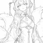282+ Bộ Tranh Tô Màu Anime Girl Ngầu Cá Tính Và Ấn Tượng