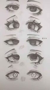 330+ Vẽ mắt anime nữ long lanh chuẩn trend